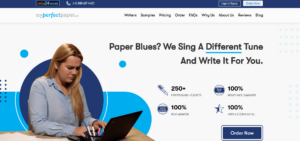 Main page at MyPerfectPaper